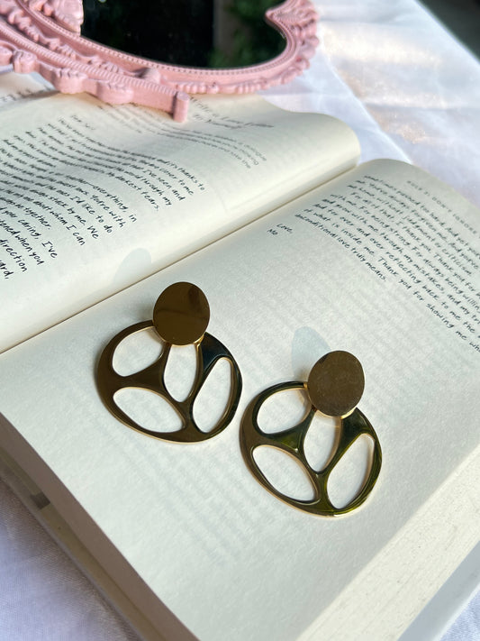 Carved Cascade Earrings
