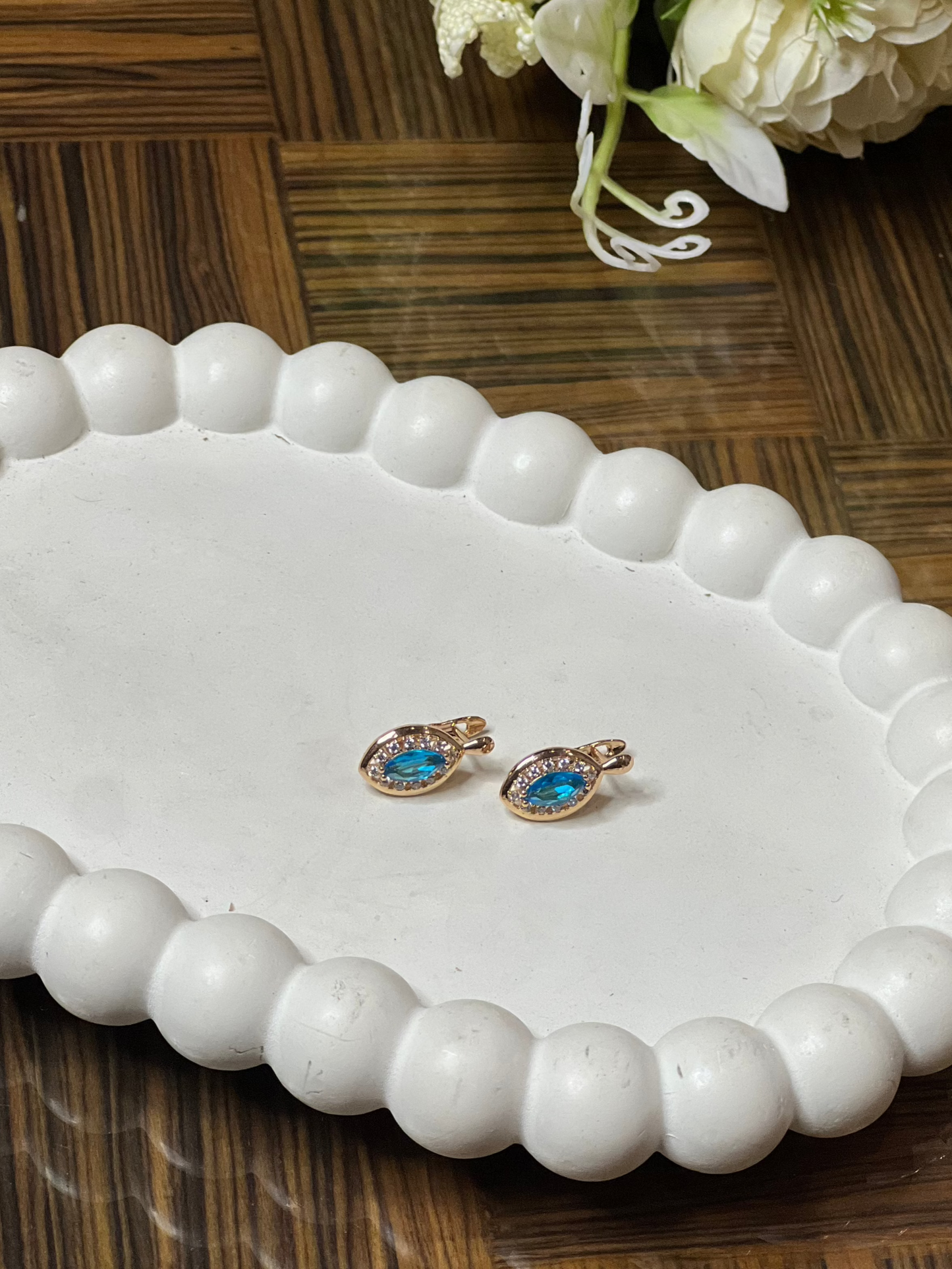Blue Aura Earrings