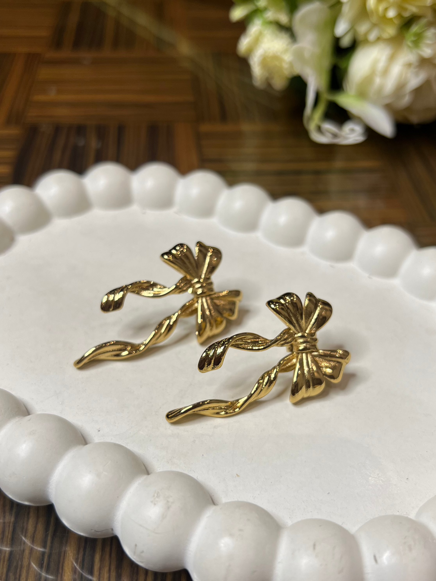 The Duchess Bow Earrings