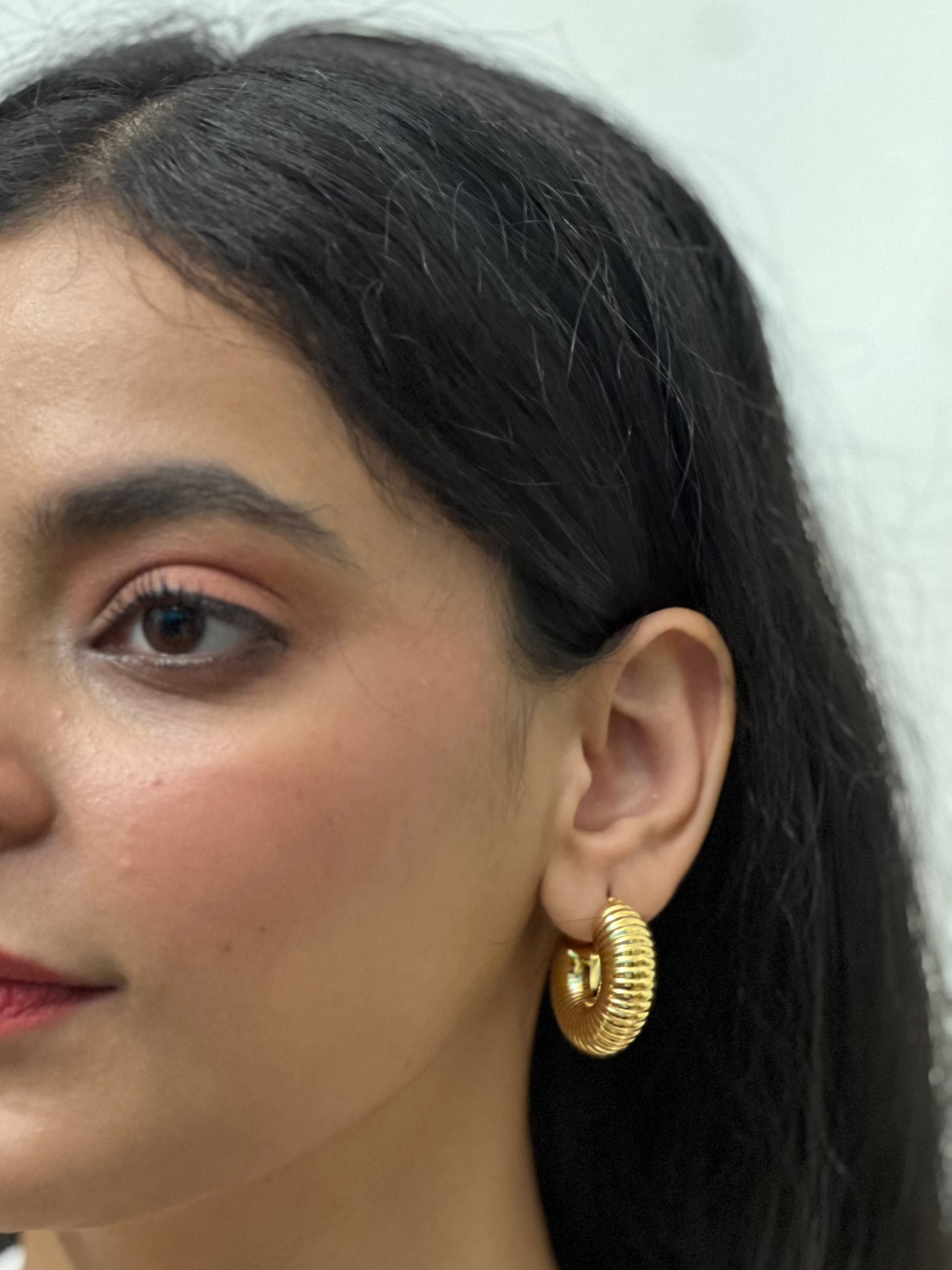 Twirled Elegant Hoops