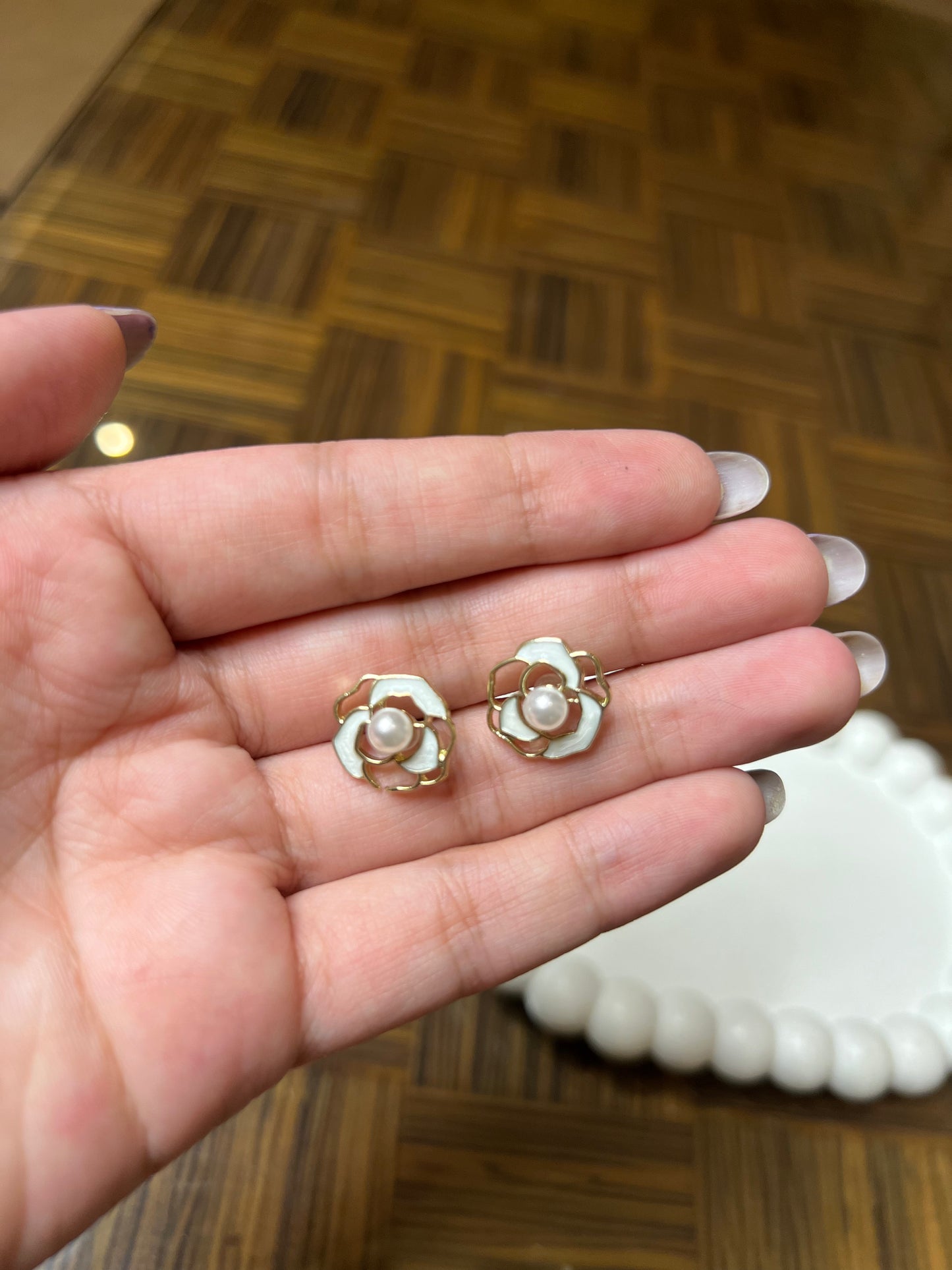 Lune Pearl Earring