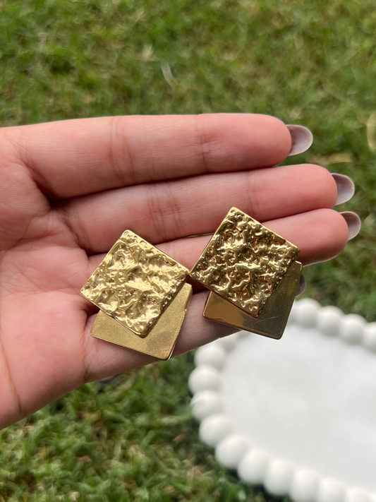 Sleek Square Earrings