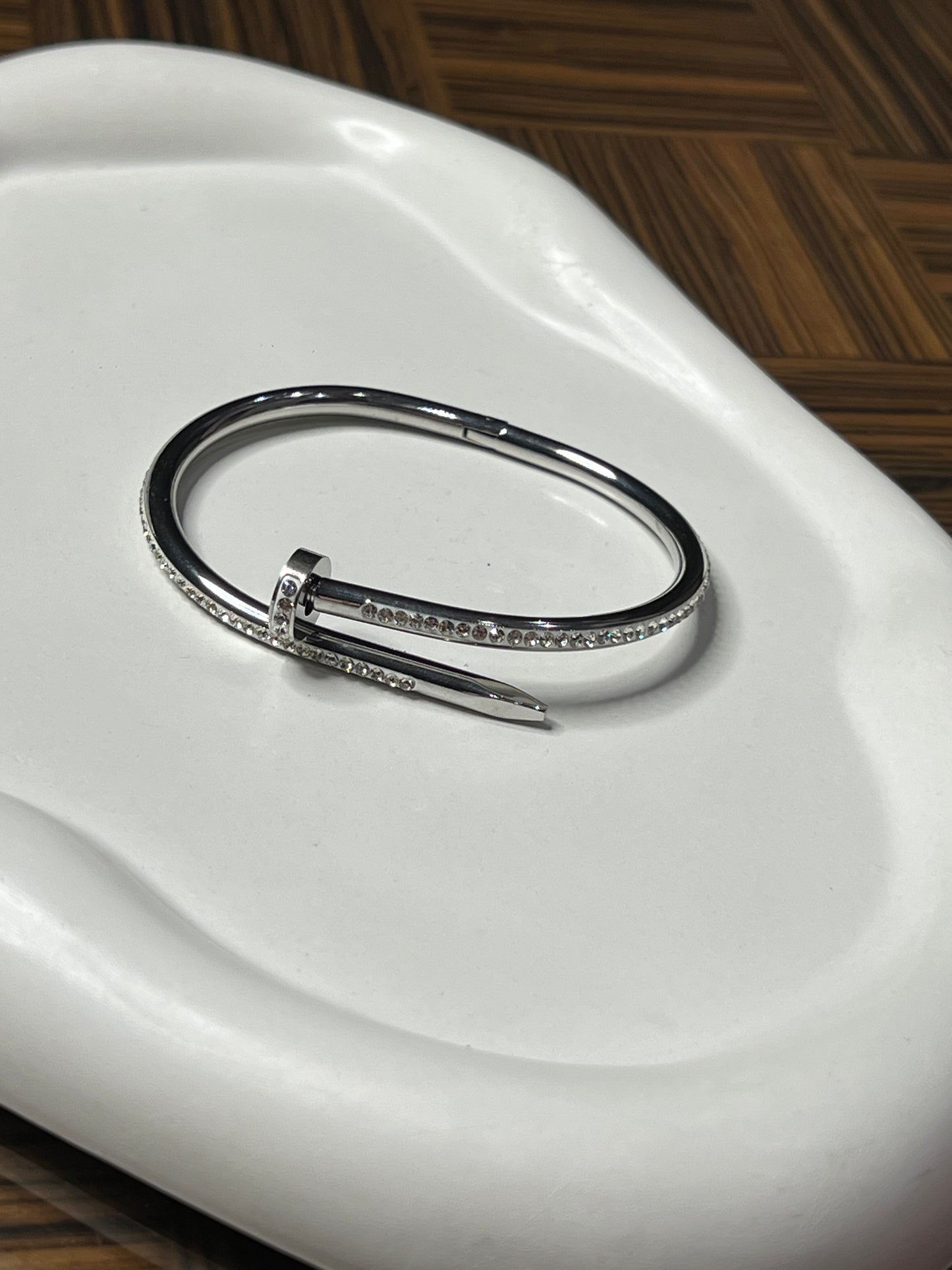 Silver Nail Cartier Bracelet