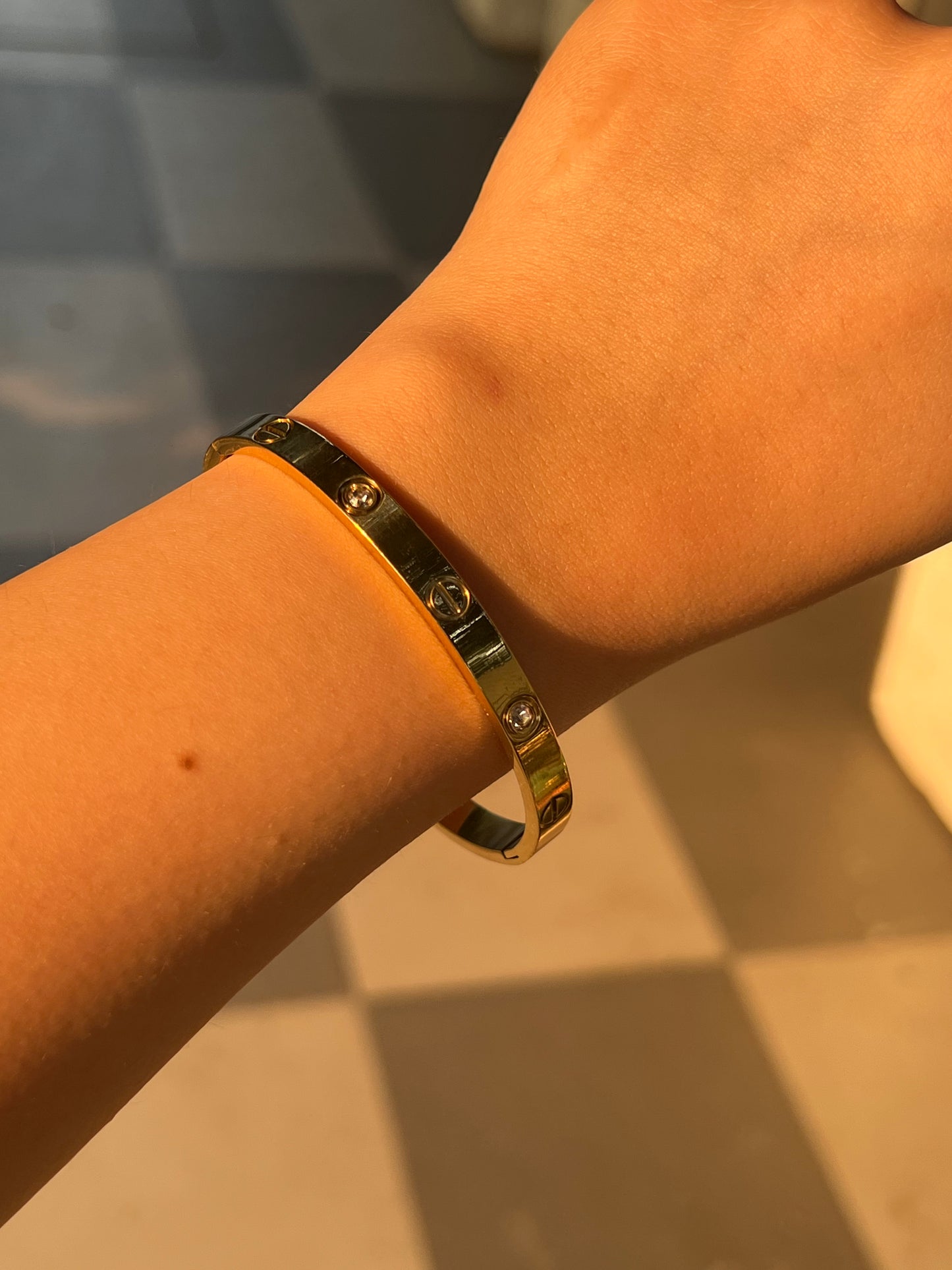 Radiant Charm Golden Bracelet