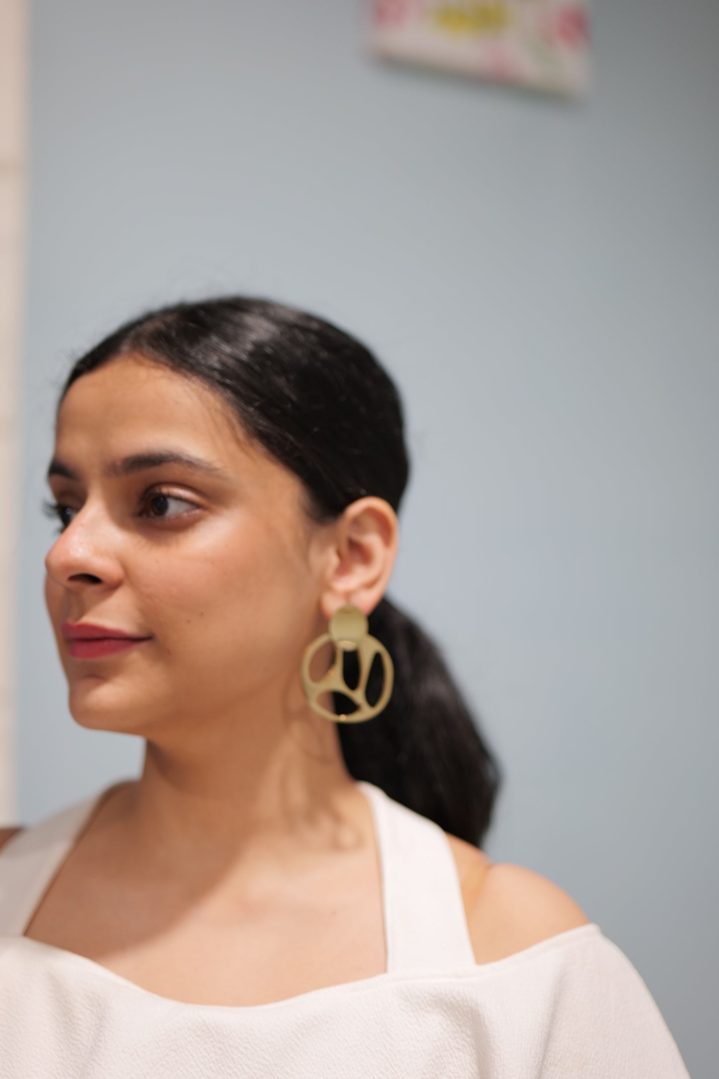 Carved Cascade Earrings