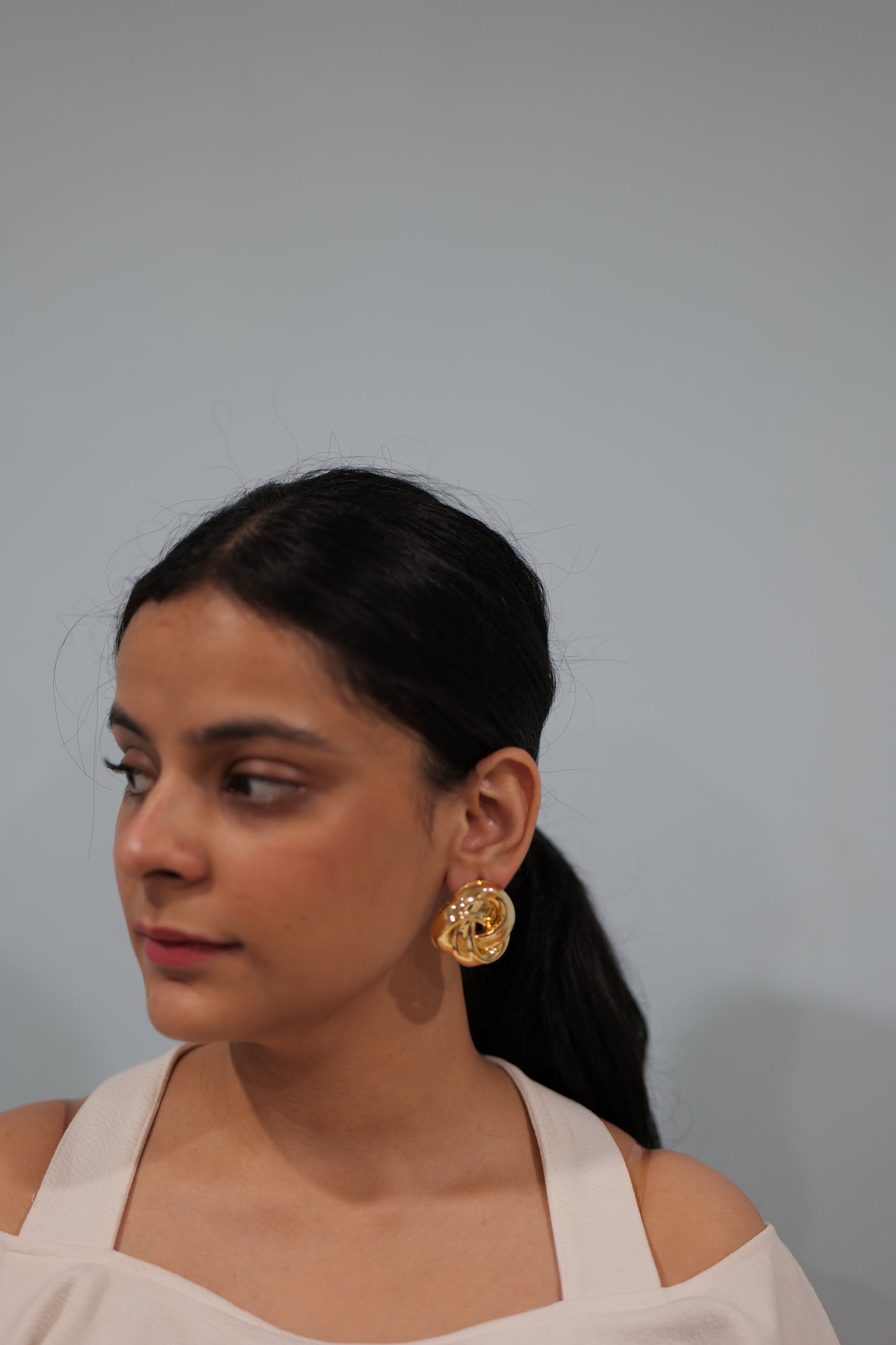 Ariel's Treasure Gold Earrings