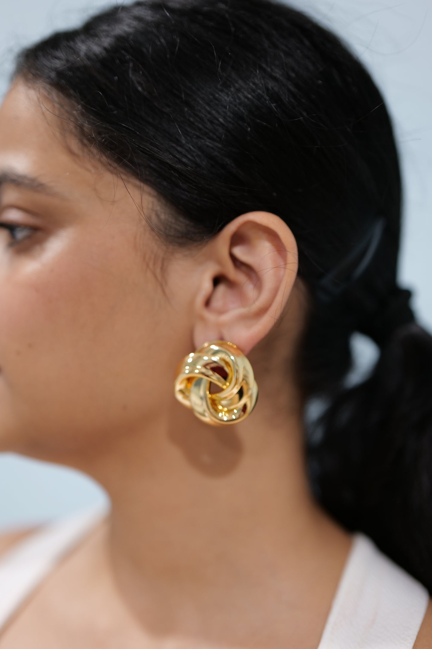 Ariel's Treasure Gold Earrings
