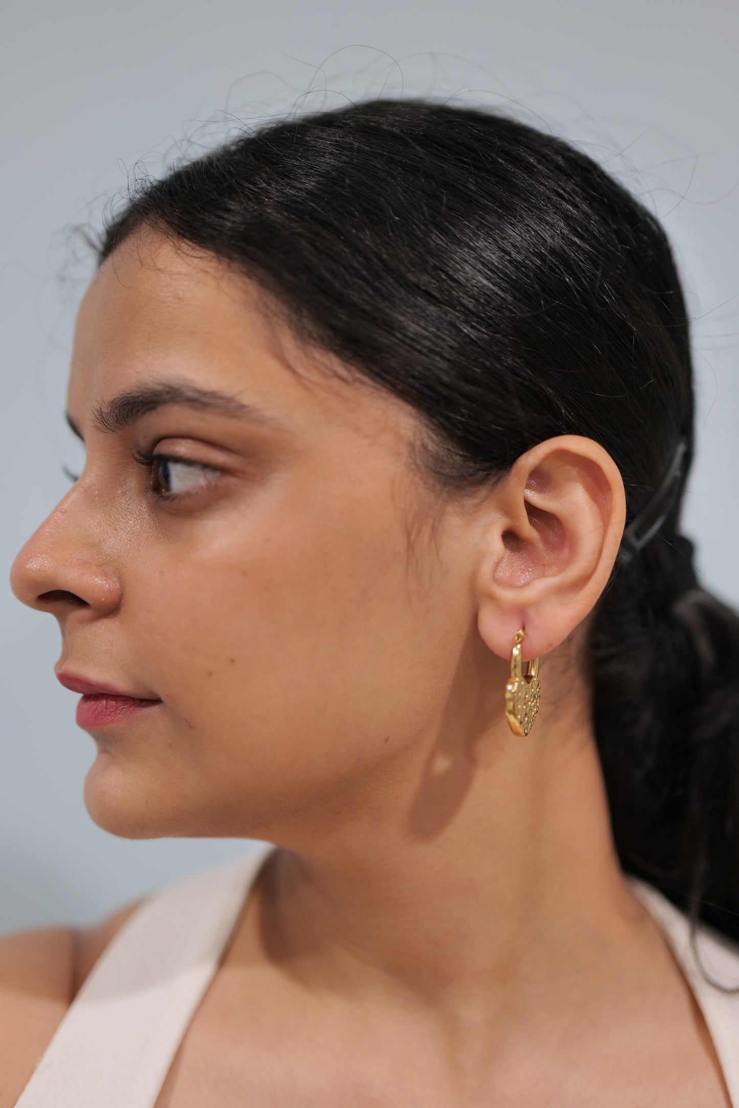 Delicate Dazzle Gold Earrings
