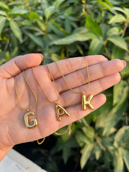 Initial Bubble Pendant