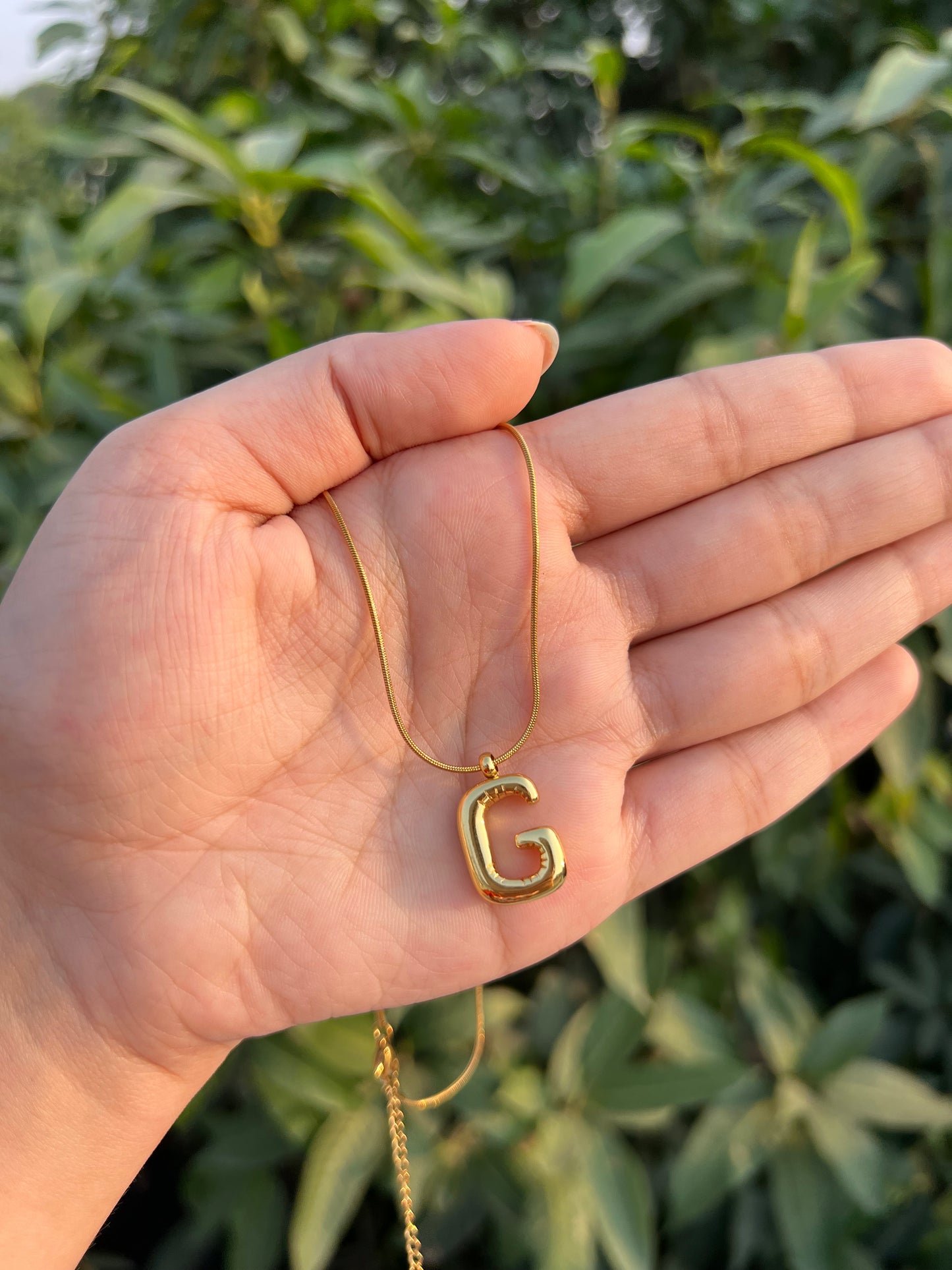 Initial Bubble Pendant