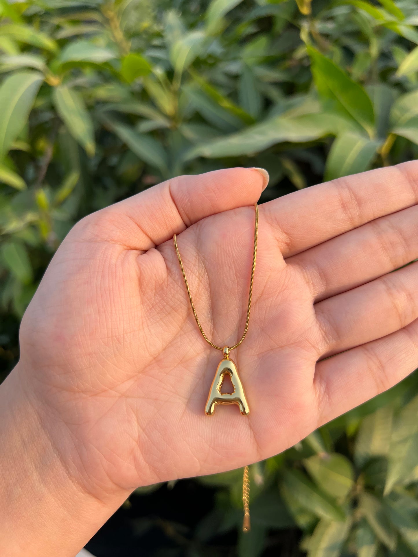 Initial Bubble Pendant