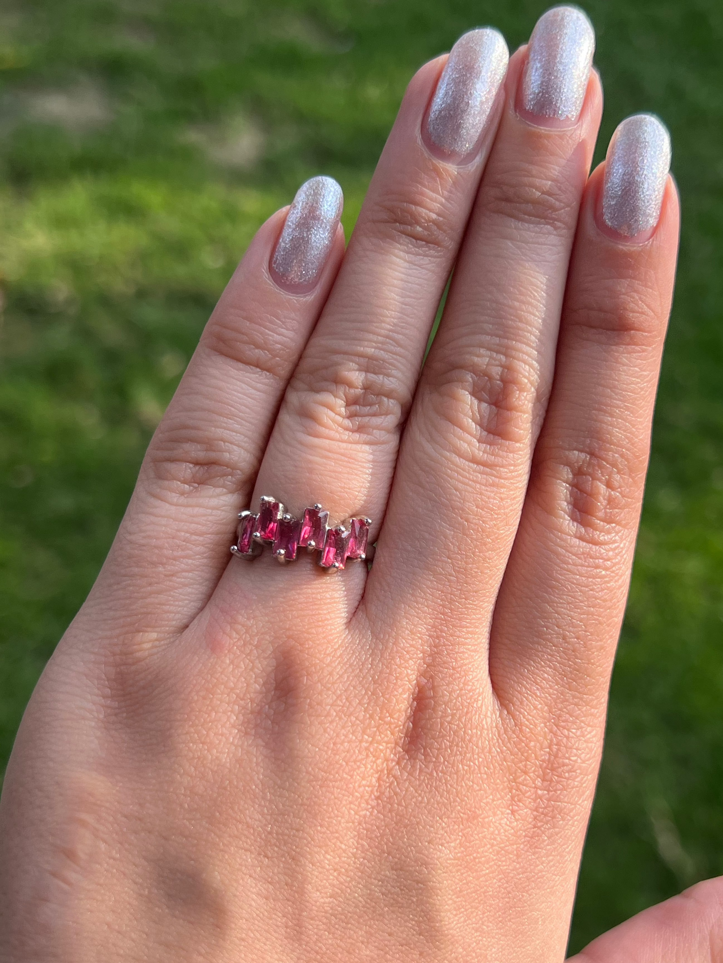 Pink Poise Rings