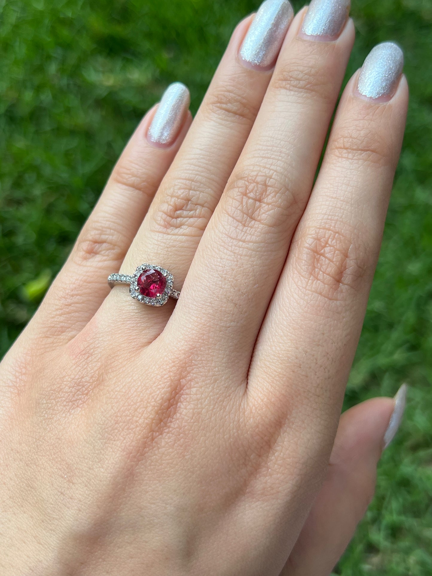 Pink Princess Glow Ring