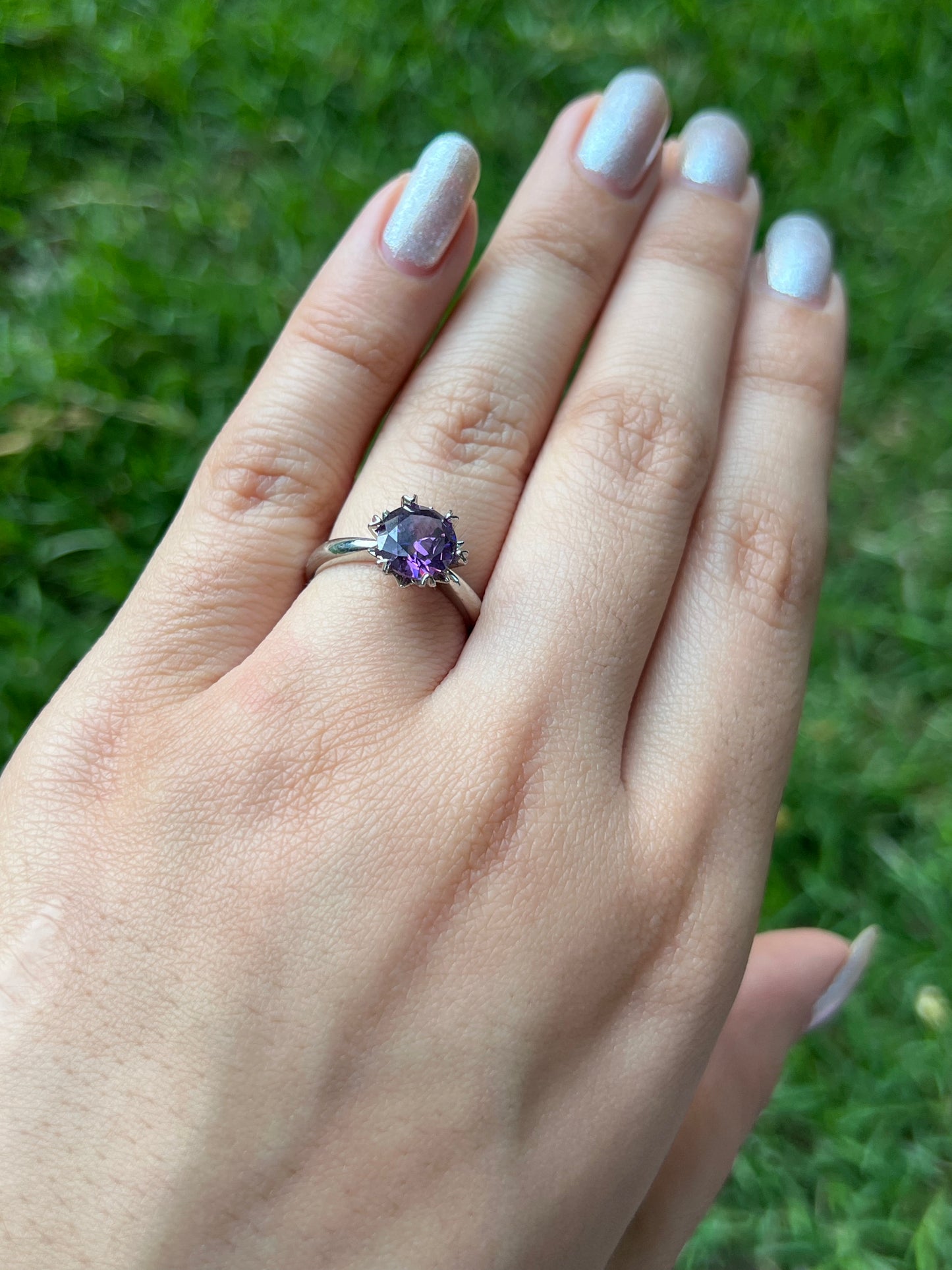 PURPLE SPARKLE DREAMY RING