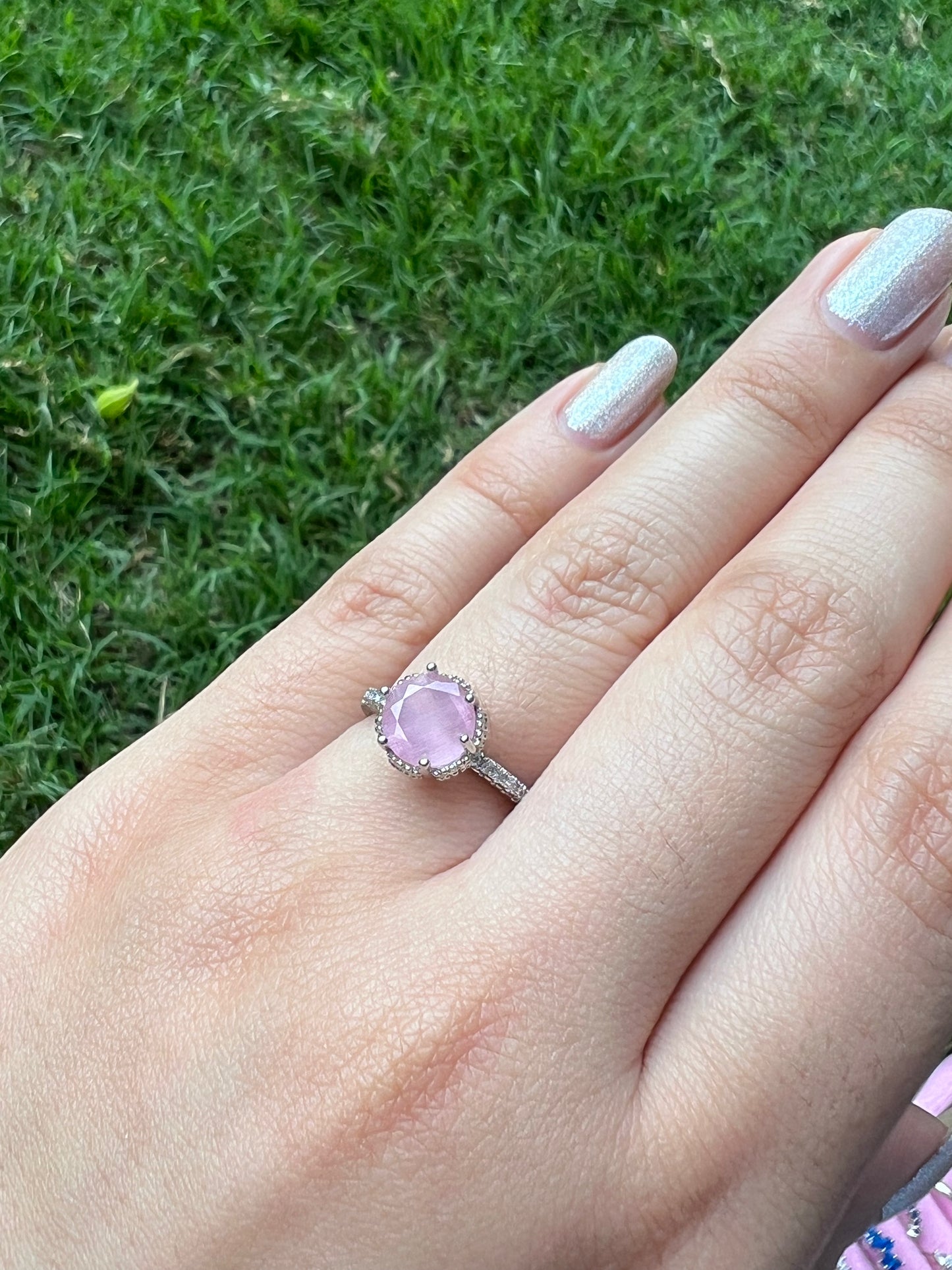 Pink Lovebug Ring