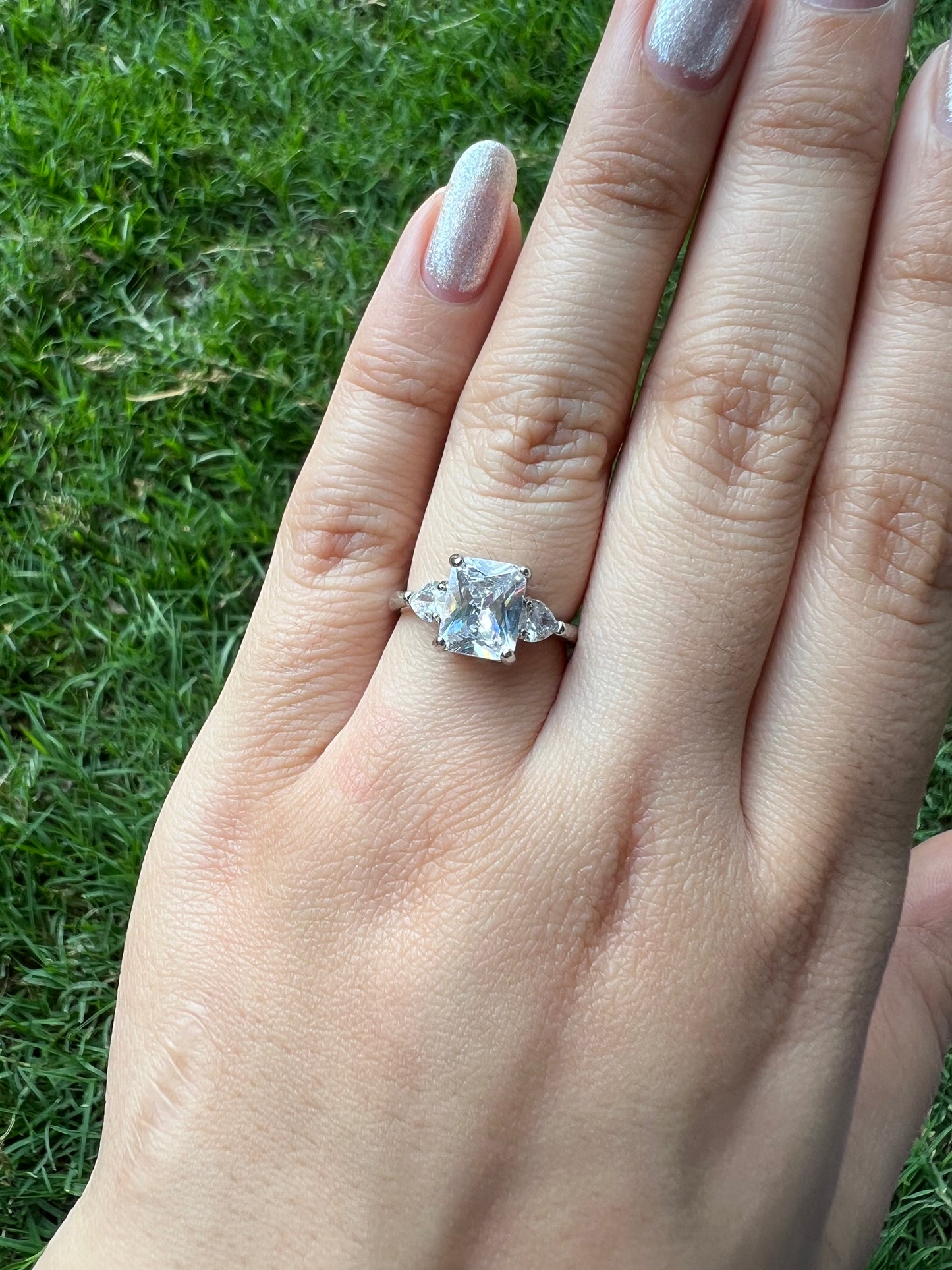 Royal Crystal Glow Ring