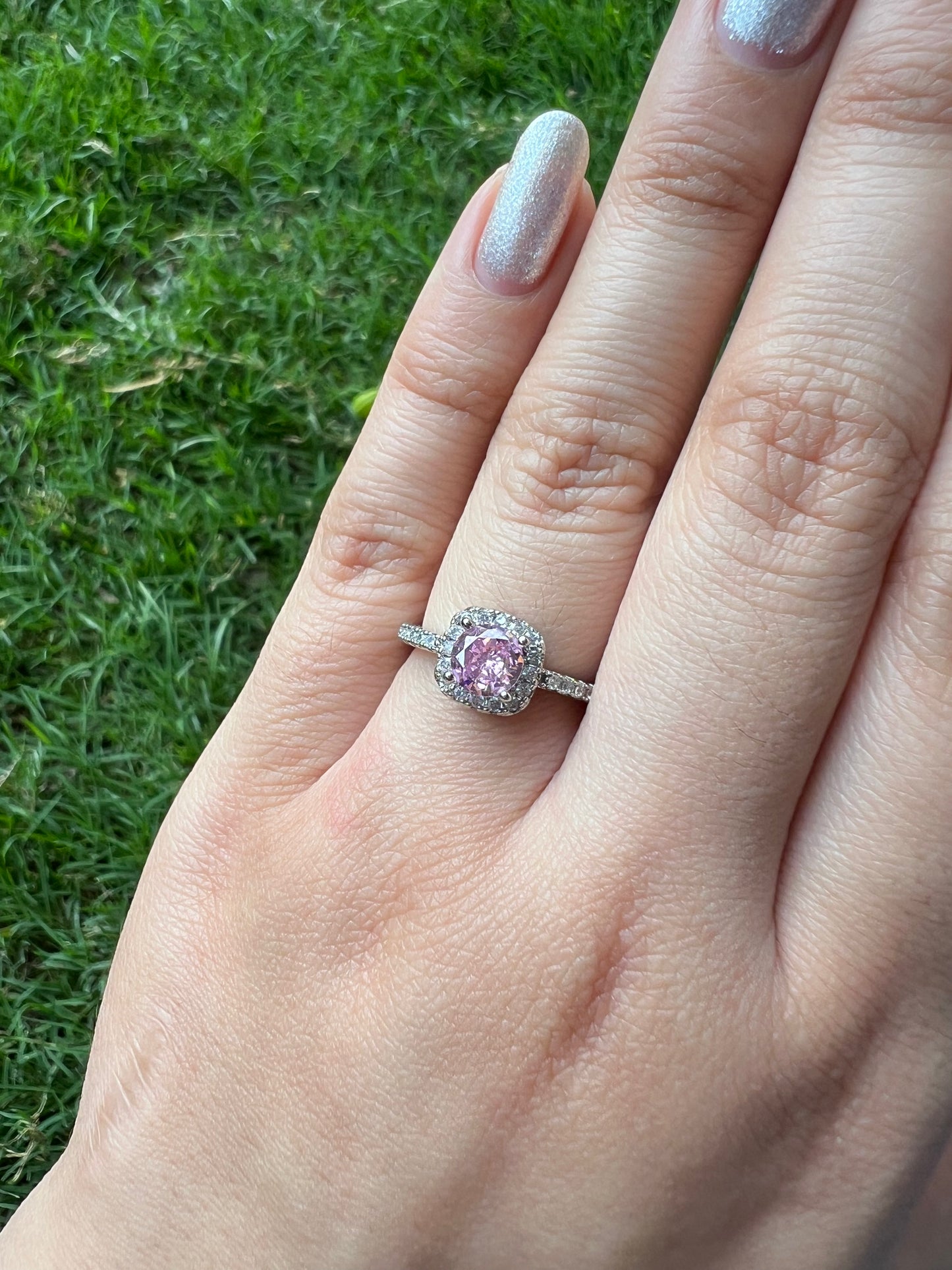 Pink Princess Glow Ring