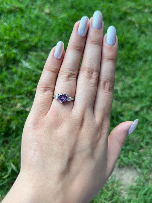 Starlit Heart Ring