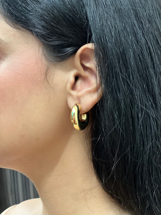 Glow Hoop Earrings small