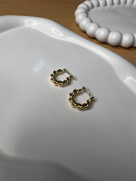 Twisted Glam Hoops