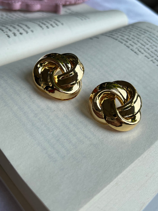 Ariel's Treasure Gold Earrings