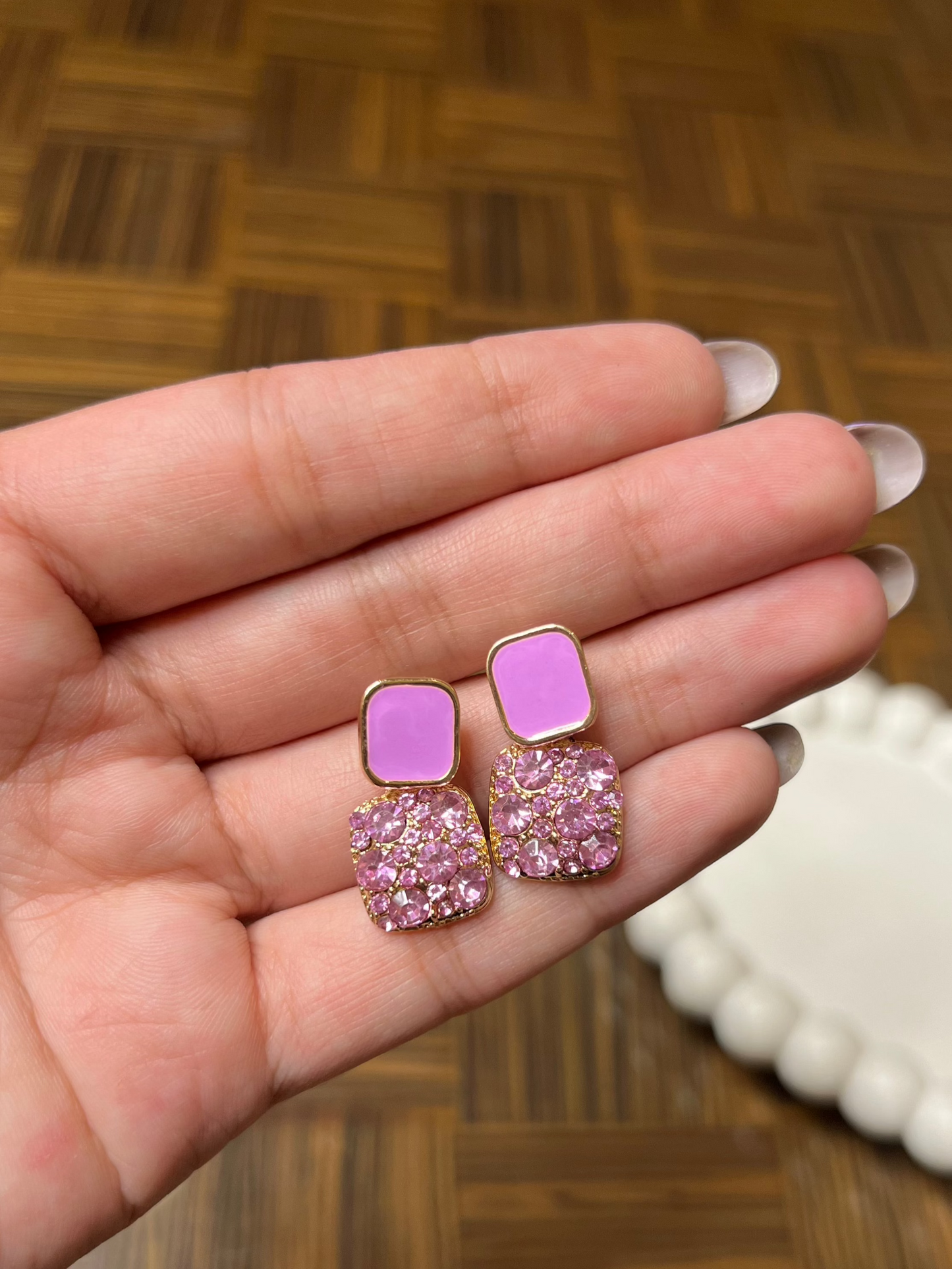 Pink Bloom Earring