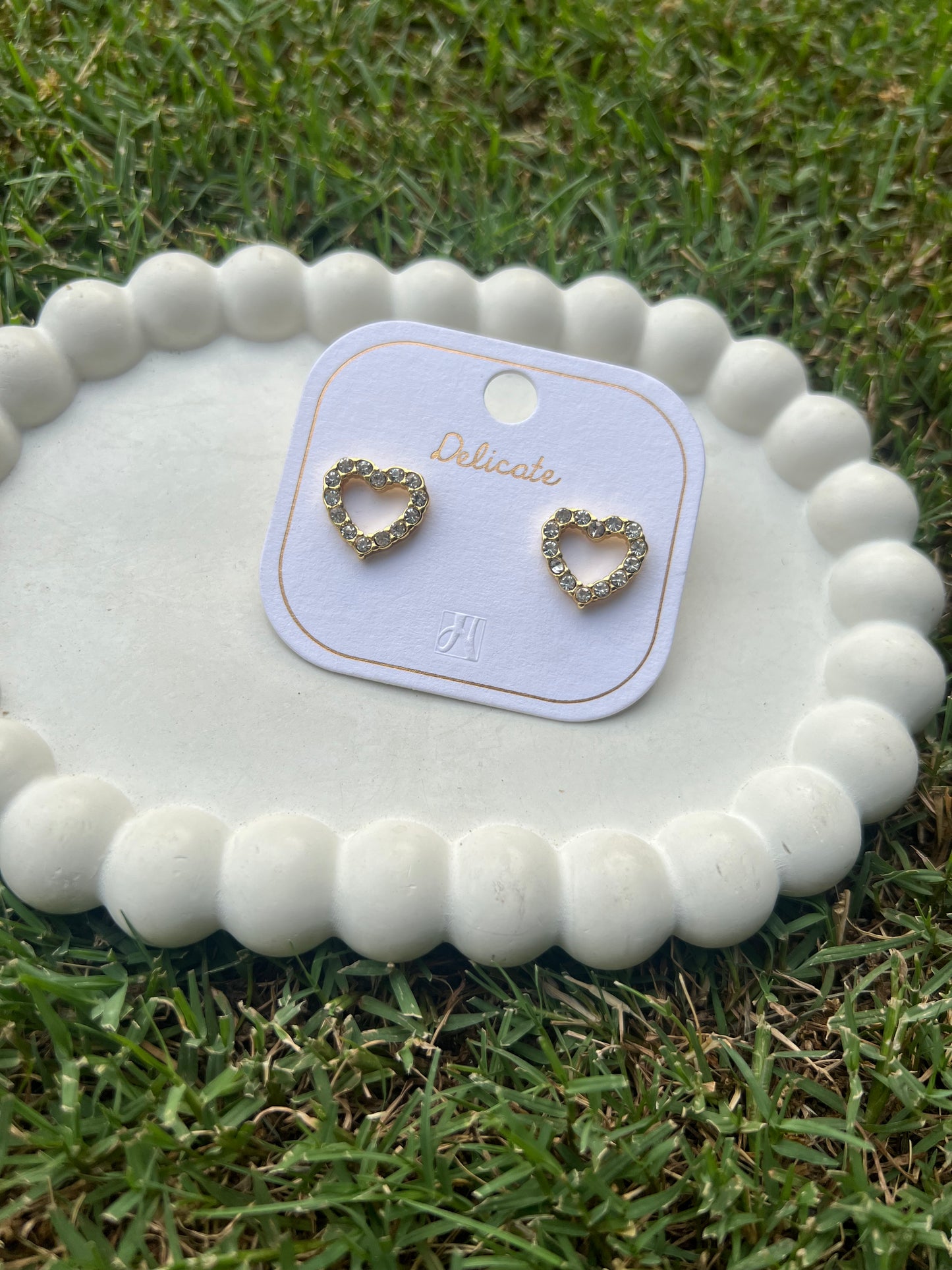 Wink Heart Studs