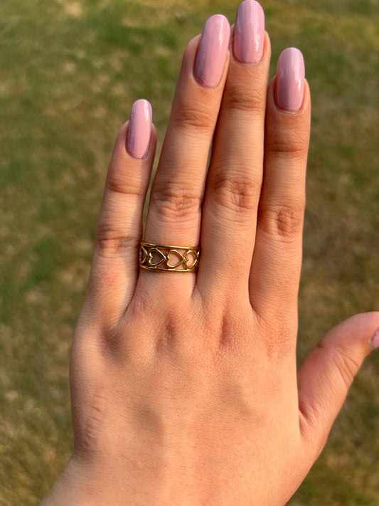Luna Heart Ring