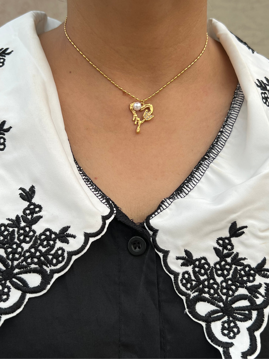 Laced Love Necklace